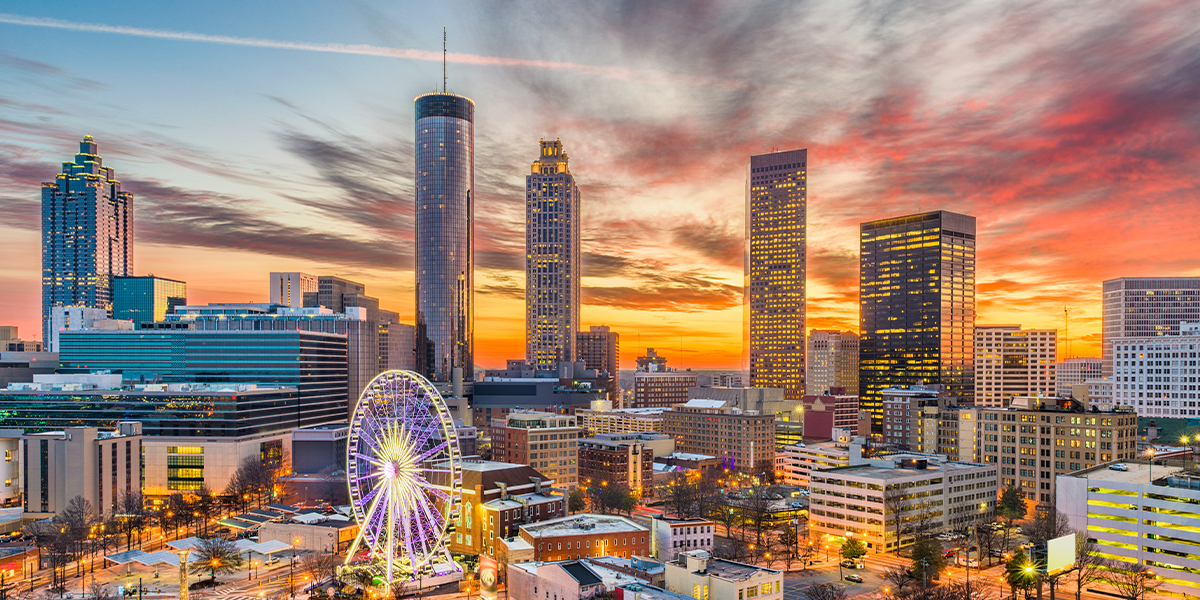 Skyline of downtown Atlanta, Georgia, USA