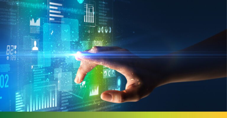 Digitization-Digital Transformation-Finger Touching Interface